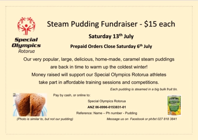 Steam Pudding Fundraiser